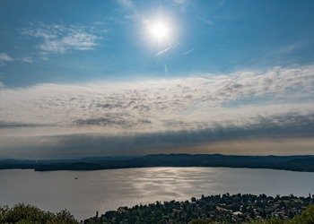 Vista panoramica di Lesa (NO)